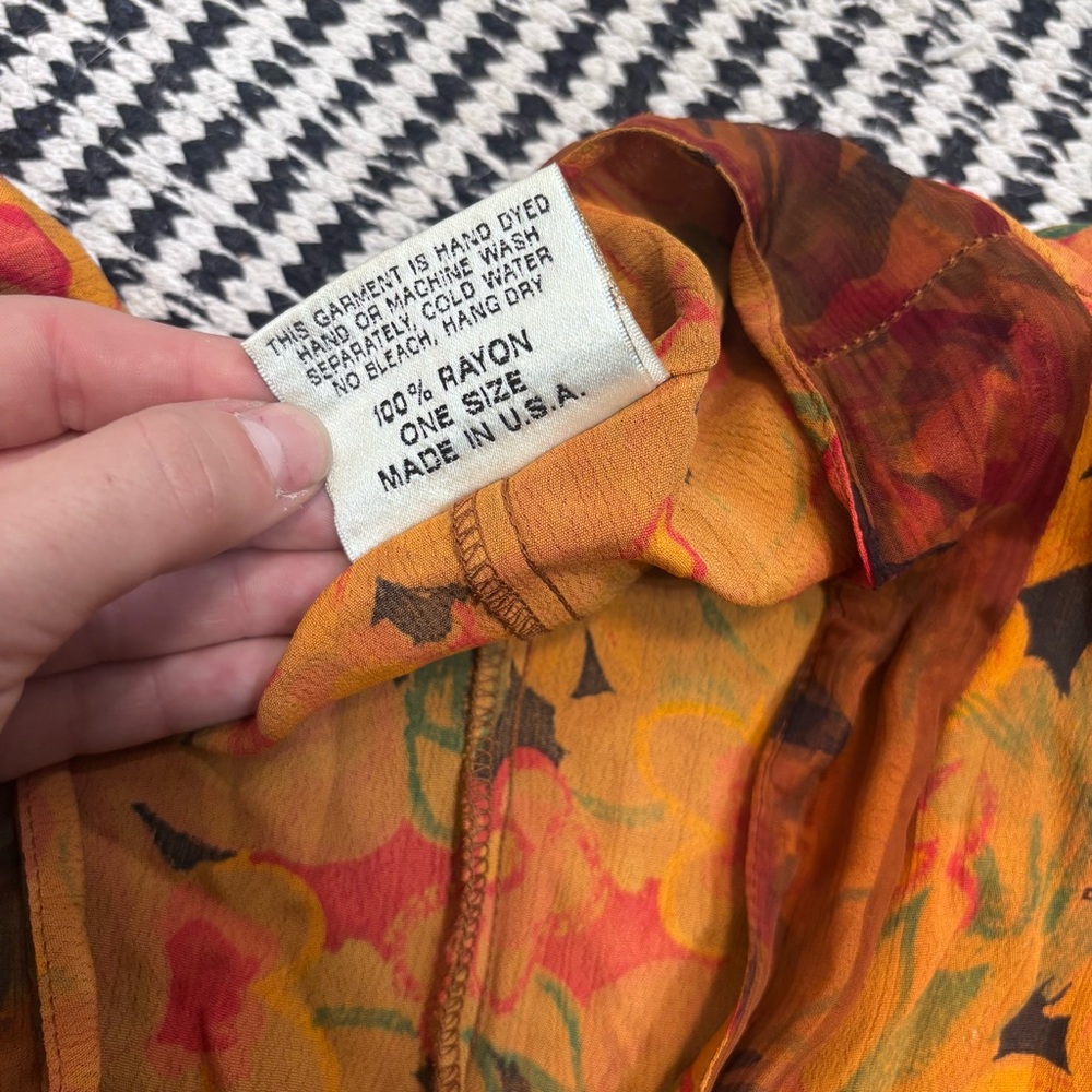 Vintage Floral Maxi Dress - Picture 7 of 7